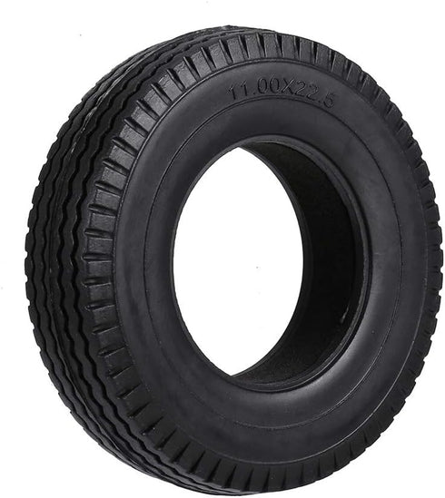 GoolRC 4pcs Trailer Car Rubber Tires for 1/14 Tamiya Tractor Truck RC Climber Trailer