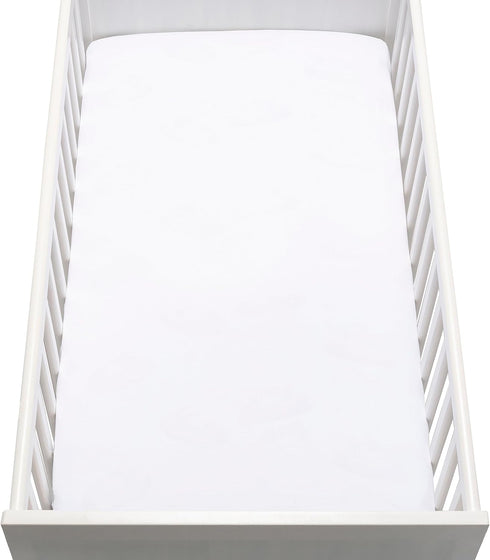 (2-Pack) Newton Baby Fitted Crib Sheet - Ultra Breathable and Soft, Organic Cotton, Fits All Standard Cribs, Plain
