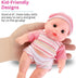 6 Pack 8" Liberty Imports - Baby Dolls Cute Little Vinyl Infant Dolls, Mini Nursery Toys for Girls, Kids Toddlers