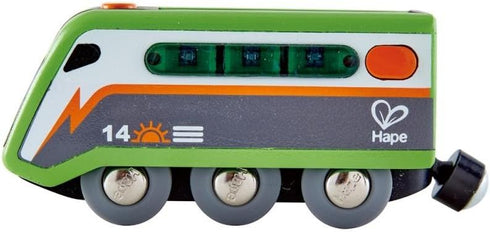 Hape Solar Powered Train | Multi-Colored Train Engine Toy, Railway Track Accessory,