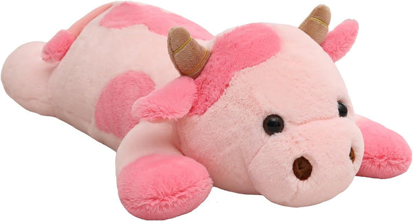 YESGIRL 25.6 inch 5 lbs Cow Weighted Stuffed Animals, Large Weighted Plush