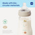 9oz 2+ 3 Pack MAM Premium Glass Wide Neck Baby Bottle with Medium Flow Breastfeeding-Like Silicone Nipple, Easy