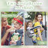 2 Pack PLIGREAT Please Dont Touch Baby Signs, Stop Touching Baby Sign for Baby Carriers Baby Car Seat, No Touching