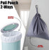 Tegeme 2 Pack Reusable Cloth Diaper Pail Liner Bags, Hangable Pail Liner with Strap, Reusable Laundry Bag Waterproof