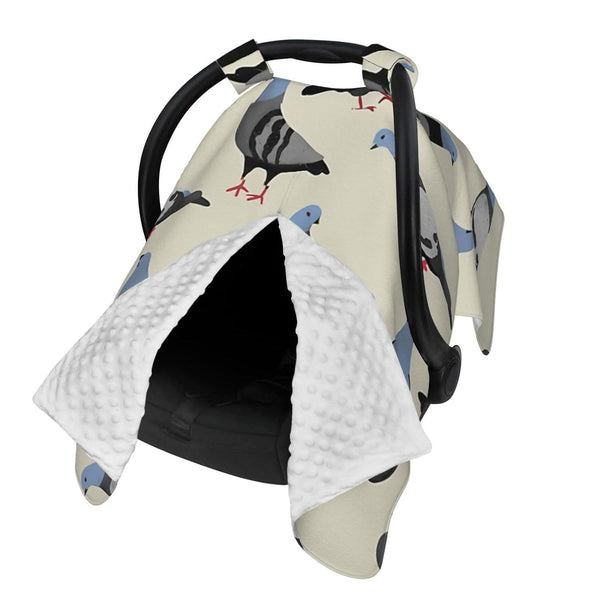 Hcpwzrf Pigeons Baby Car Seat Cover & Nursing Cover - Breathable Stretch Multi-Use