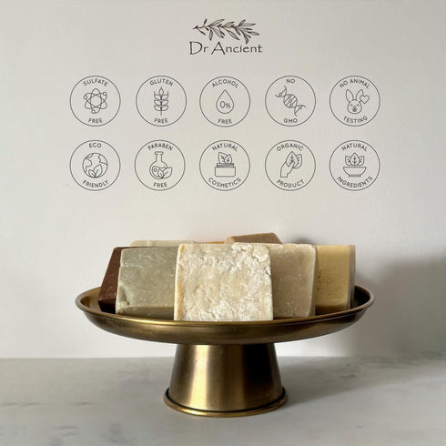 Stinging Nettle Soap Bar - Organic Natural Vegan Handmade Antique Soap for Healthy Hair, Anti-Dandruff
