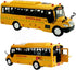Big Daddy Huge Yellow School Bus - Pull Back Toy School Bus with Lights, Sounds, and Openable Doors for Toddlers