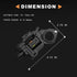 Metal Fidget Toys Adults Gun: Decompression EDC Fidget Spinner, Cool Stress Relief Spinner Ring for Finger, Best Steel