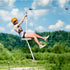 Zipline Spring Brake, 6.5ft Heavy Duty Stainless Steel Stopper for Backyard Zipline