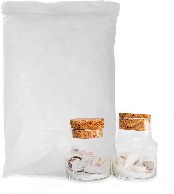 Podzly 5 Pound Decorative Bulk Craft Sand - White Sand for Weddings,