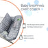 RHYDEER Universal Baby Shopping Cart Cover - Grey Arrow Design