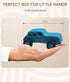 3+ 5 Pack Set Silicone Toy Cars for Kids Ages Soft, Safe Non-Toxic Silicone Cars with Smooth Rolling Wheels, Quiet