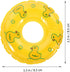 Mini Swimming Ring: Cute Duck Decorative Dollhouse Accessories Photo Props for Summer Sport Theme Decor 3.34in5pcs by JOINPAYA