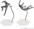 Action Figure Stand with Adjustable Metal Support Arm, Display Holder Base Compatible with HG RG SD SHF Gundam (2Pcs