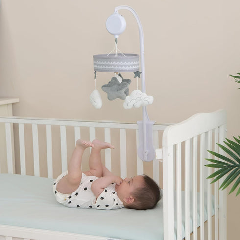 35 Lovvie & Joy Baby Crib Mobile,Mobile for Crib with Lullabies and Stuffed Hanging Toys for Newborns Boys