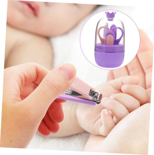 Set Trimmer ORFOFE Boy Girl Grooming Kit Nail Clippers Flat Head Rounded Corners Nail for Newborns Safe Comfortable