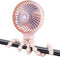 Portable Stroller Fan with Flexible Tripod, 3 Speeds Clip On Fan for Car Seat and Camping