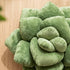 16" 3D Green Philosophy Co. Succulent Pillow Soft Decorative Flower Throw Pillow, Unique Olive Green Plush Flower