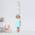 PandaEar Baby Height Growth Chart Ruler, Removable Wall Decor Measurement for Kids Boys Girls (79" x 7.9", White)