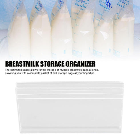Organizer,4 5 6 oz Flat Breast Milk Freezer Storage Flat Breast Milk Storage Breastmilk Freezer Organizer