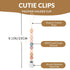 BebeBiu 2 Pack Dummy Pacifier Clips, Silicone Pacifier Clip for Baby Boys and Girls, Baby Pacifier Strap with Silicone