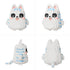 Larcele Animal Series Micro Building Blocks Animal Set - DIY Mini 3D Toy Bricks, 1682 Pieces KLJM-07 (Fox Cat)