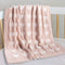 Kid Nation Super Soft Baby Blanket, Heart Light Pink, 30 x 40 inch