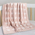 Kid Nation Super Soft Baby Blanket, Heart Light Pink, 30 x 40 inch