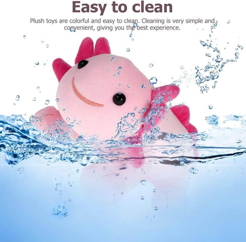 Axolotl Plush Toy - 10.8” Soft Cute Stuffed Cotton Pillow - Kawaii Salamander Animal Gift for Boys & Girls