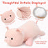 24" MaoGoLan Pink Pig Stuffed Animal Plush Pillow Giant Stuffed Pig Toy, Soft Hugging Piglet Toy for Kid Girl Boy