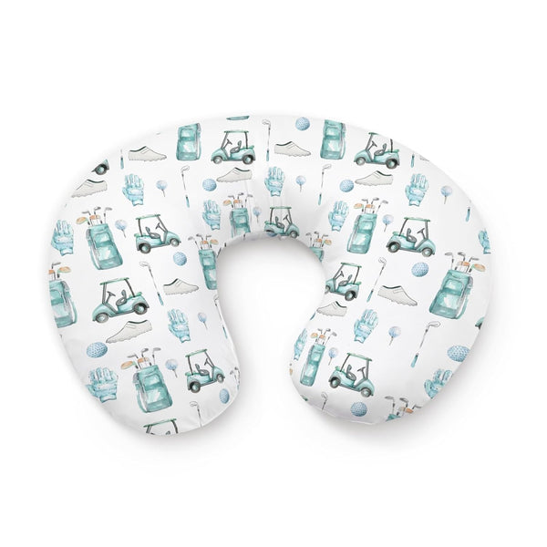 KuphiL10C Golf Sports Theme Pattern Nursing Pillow Cover, Unisex Removable Breastfeeding Pillowcase Slipcover