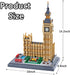 Real Big Ben Micro Building Blocks Set, 3466PCS Architectural Model Toys for Kids and Adults