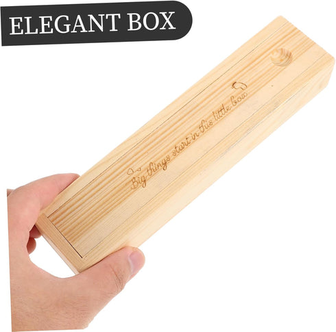 Elegant Wooden Keepsake Box for Pregnancy Test and Memory Storage