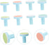LOORGVEL 8Pcs Trimmer Baby Electric Nail Grinder Replacement Heads Random Color Grinding Pads for Nail Tool Convenient