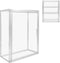 2 Pack Acrylic Display Case, 2/3 Layer Adjustable Figure Display Case, Wall-Mounted