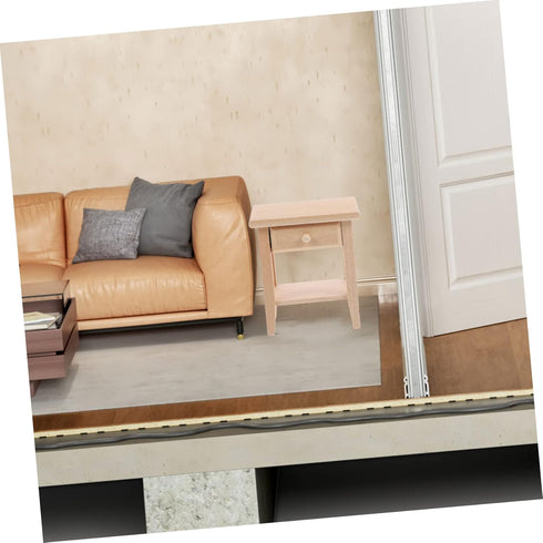 SAFIGLE Doll House Side Cabinet Miniature Bedside Table Miniature Bedside Cabinet Dollhouse Bookshelf an Fittings Doll House Furniture Nightstand Wooden Solid Wood Micro Scene Coffee Table