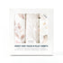 Stretchy Ultra Soft Jersey Knit Fitted Pack n Play Sheets, 3 Pack, Beautiful Blush Pink Floral