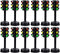 Toddmomy 12pcs Sound Child Traffic Play, Light Sand Learning Signs: Model Signs Signals Mini Toddler Toy