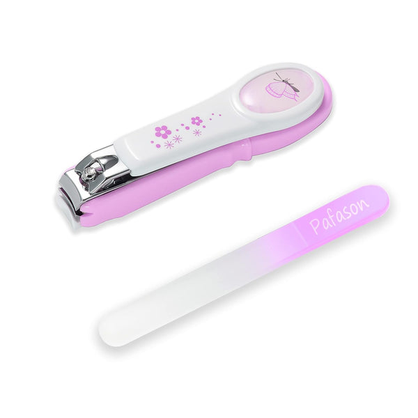 PAFASON Baby Safety Nail Clipper Cutter Trimmer with Nail Catcher and Baby