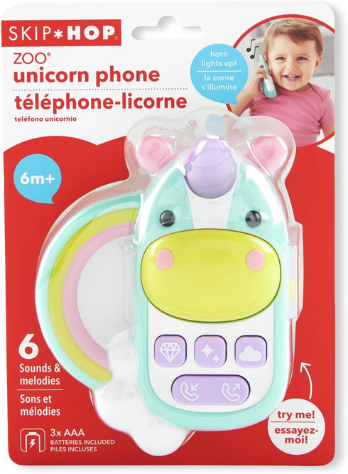 Zoo Cell Phone Toy: Unicorn Baby Phone by Skip Hop