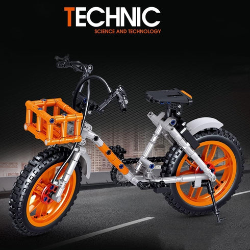 Motorcycle Building Blocks Bike Cycle - STEM Educational Building Kit for 6-10 Years Old Boys Compatible with Tech Set