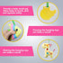 Caterbee Baby Car Seat Toys, Hanging Activity Spiral Plush Stroller Toys with Rattle for Boy or Girl (Elephant)