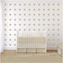 2 inch x 100 Pieces DIY Heart Wall Decal Vinyl Sticker, Removable Nursery Decoration for Kids Bedroom (Gray)