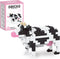 QISHOUTING Cow Mini Building Toy for Kids, Farm Animals Mini Building Blocks