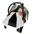 Zhbvncp Dragonfly and Flowers Baby Car Seat Cover & Breastfeeding Nursing Cover -