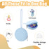 Jeqqinuz 2 Pack Pacifier Holder Case, BPA-Free Silicone Portable Pacifier Case Holder Pouch for Baby Boys & Girls