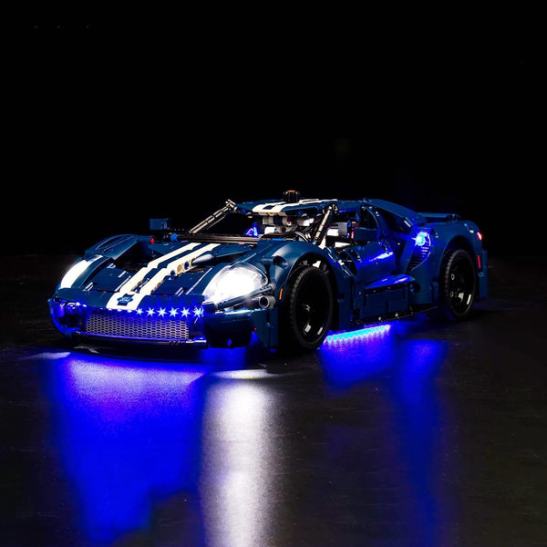 Upgraded Light Kit for Lego Technic 2022 Ford GT 42154 Car Model, Lights Decoration (Model Not Included)