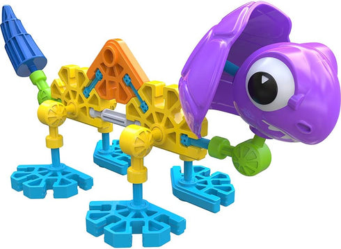 Kid K'NEX Dino Dudes Building Set - 100 Pieces, Ages 3+ - Preschool Creative Toy