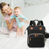 Yeerovan Backpack Mommy Backpack (3037-Black) Baby Diaper Bag with Changing Station Travel Bags Boys Girls