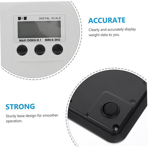 Compact Pet Weight Scale for Cats and Dogs - Easy Storage